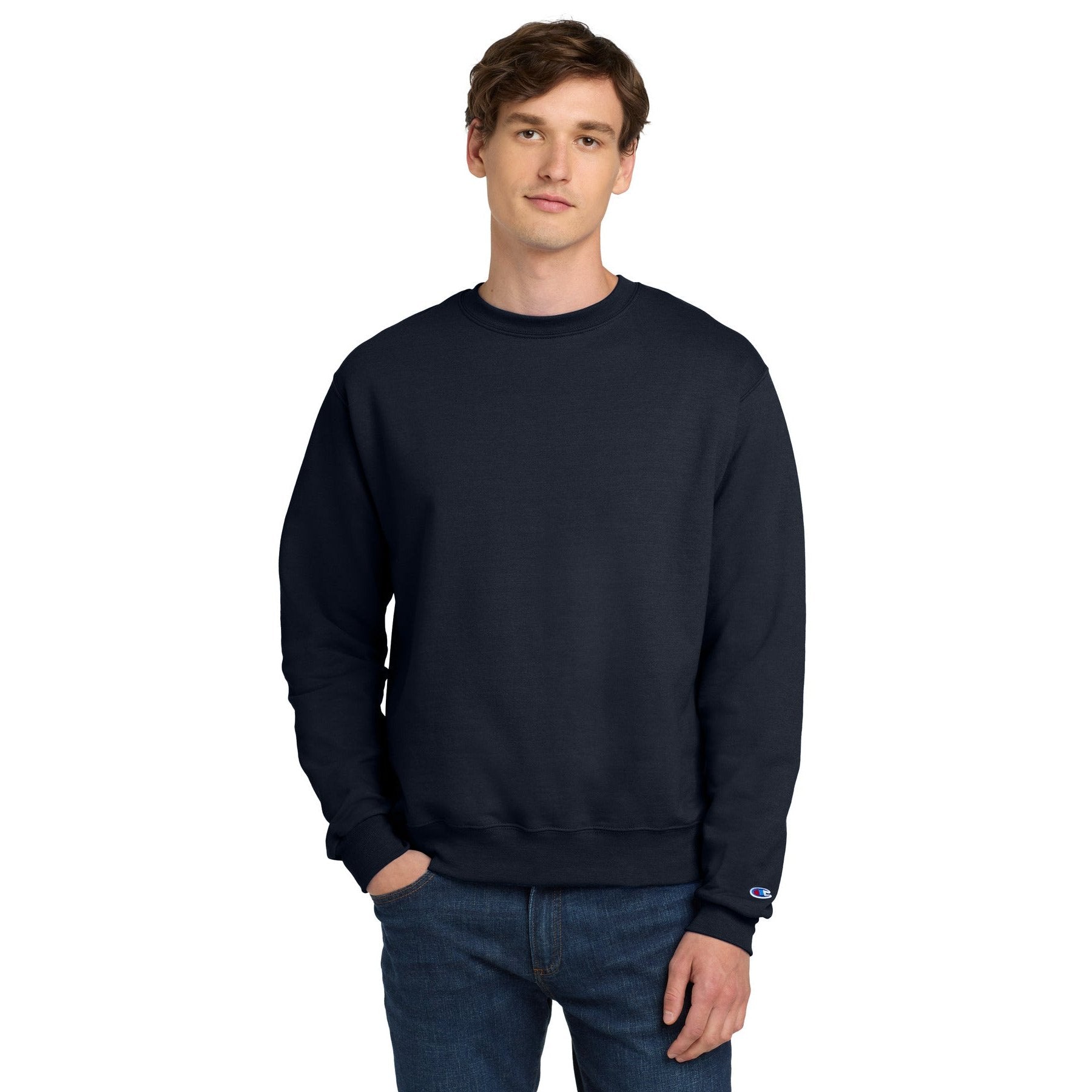 Champion-Champion® Powerblend® Crewneck Sweatshirt. S6000-MedTech-7